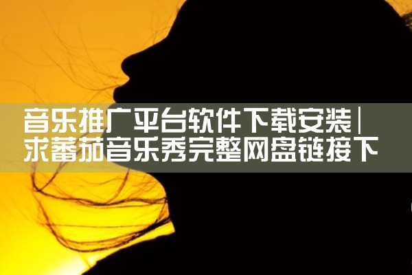 音乐推广平台软件下载安装