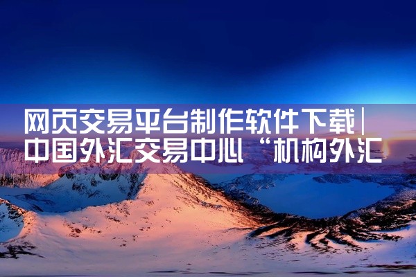 网页交易平台制作软件下载