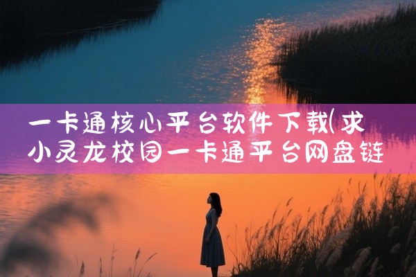 一卡通核心平台软件下载